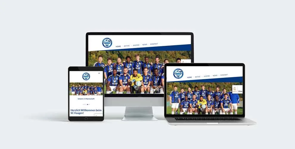 Neue Webseite des SC Haagen