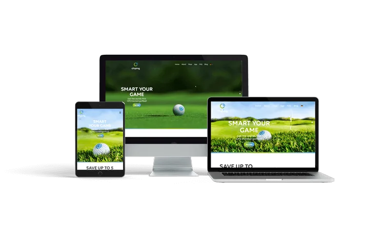 Online-Shop von ChipIng für den smarten Golfball